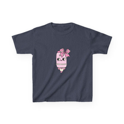 T-Shirt Kids Heavy Cotton™ Tee Fun Graphic Cute School Shirt Everyday Wear Coquette Design