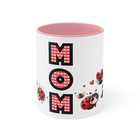 Coffee Mug Cute Ladybug Mom Mug - Perfect Gift for Mother's Day