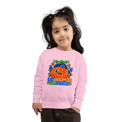 Lil' Pumpkin Big Attitude Toddler Sweatshirt