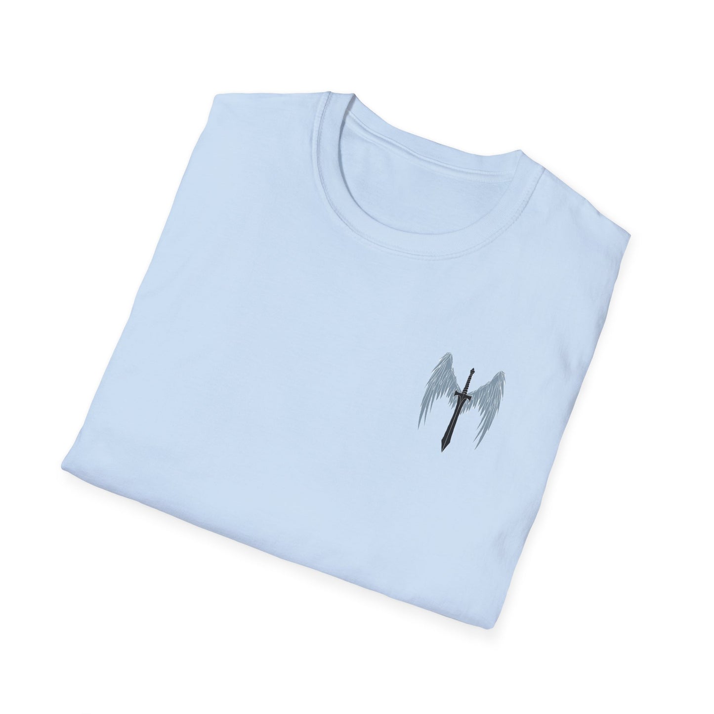 T-Shirt Unisex Softstyle T-Shirt with Inspirational Psalm Design Motivational Tee Christian Apparel Faith-Based Gift Casual Wear