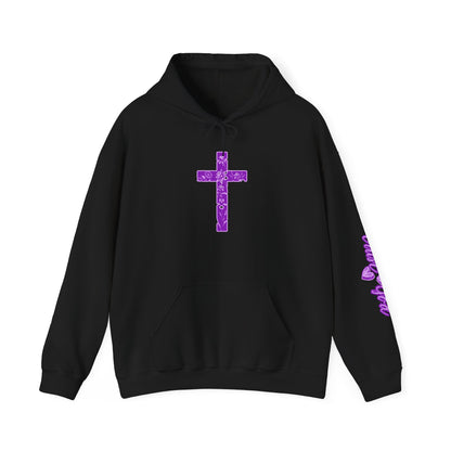 Sweatshirt Faith & Love Unisex Hooded Sweatshirt Inspirational Christian Apparel Spiritual Religious Gift