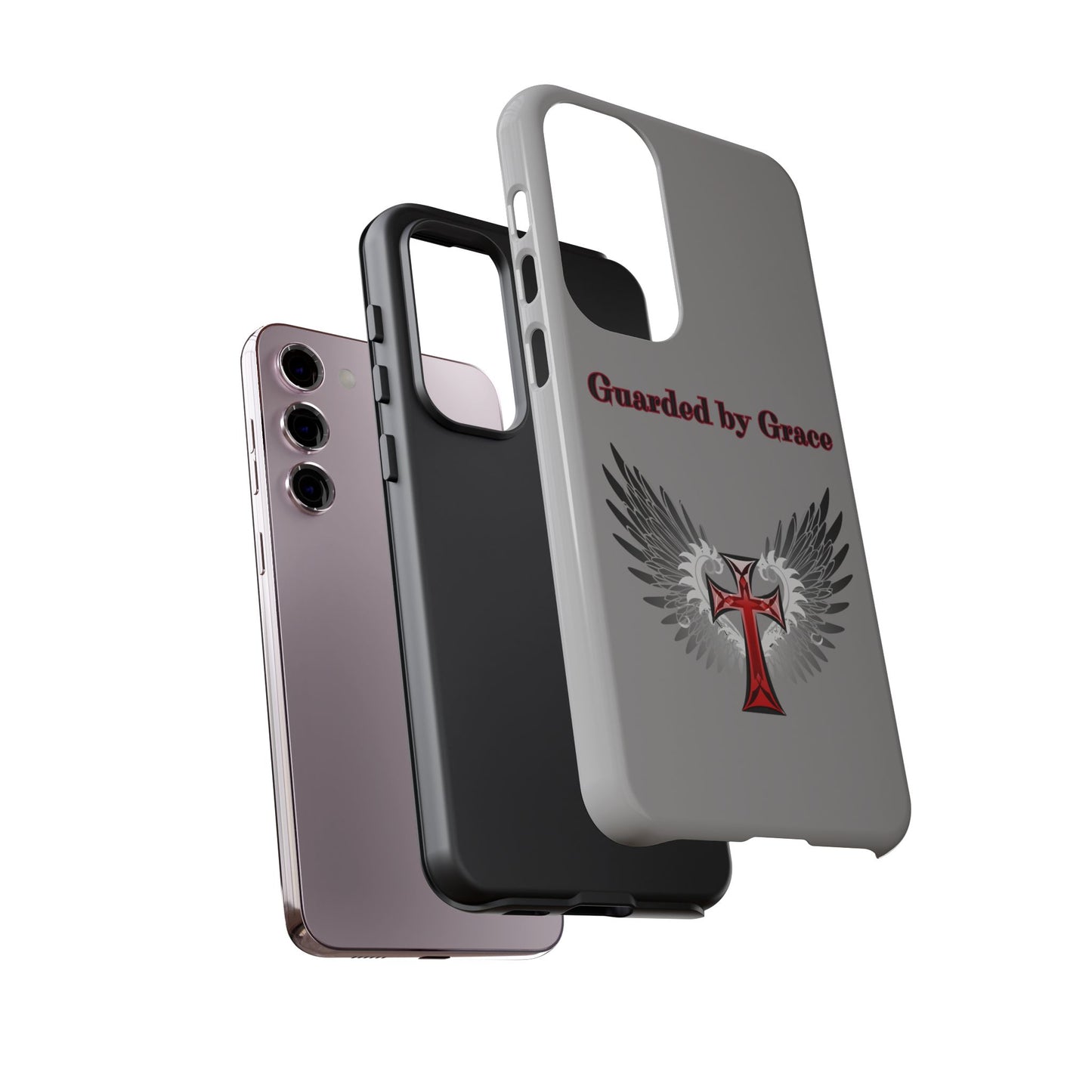 Cell Phone Case with Guardian Angel Design Tough Cases for Protection Spiritual Gifts Unique Accessories Personalized Tech