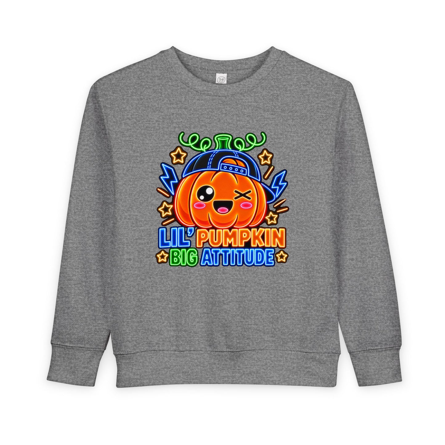 Lil' Pumpkin Big Attitude Toddler Sweatshirt