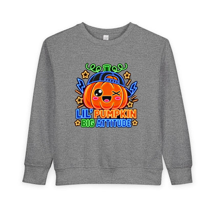 Lil' Pumpkin Big Attitude Toddler Sweatshirt