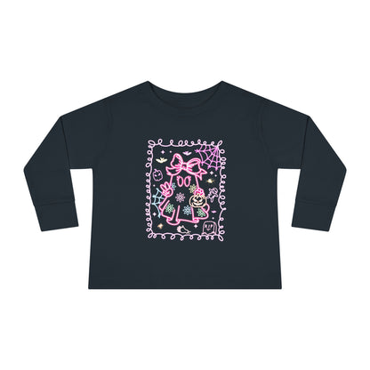 T-Shirt Cute Cat Toddler Long Sleeve Tee Adorable Gift Kids' Fashion Playdate Outfit Baby Shower Present Everyday Wear Halloween