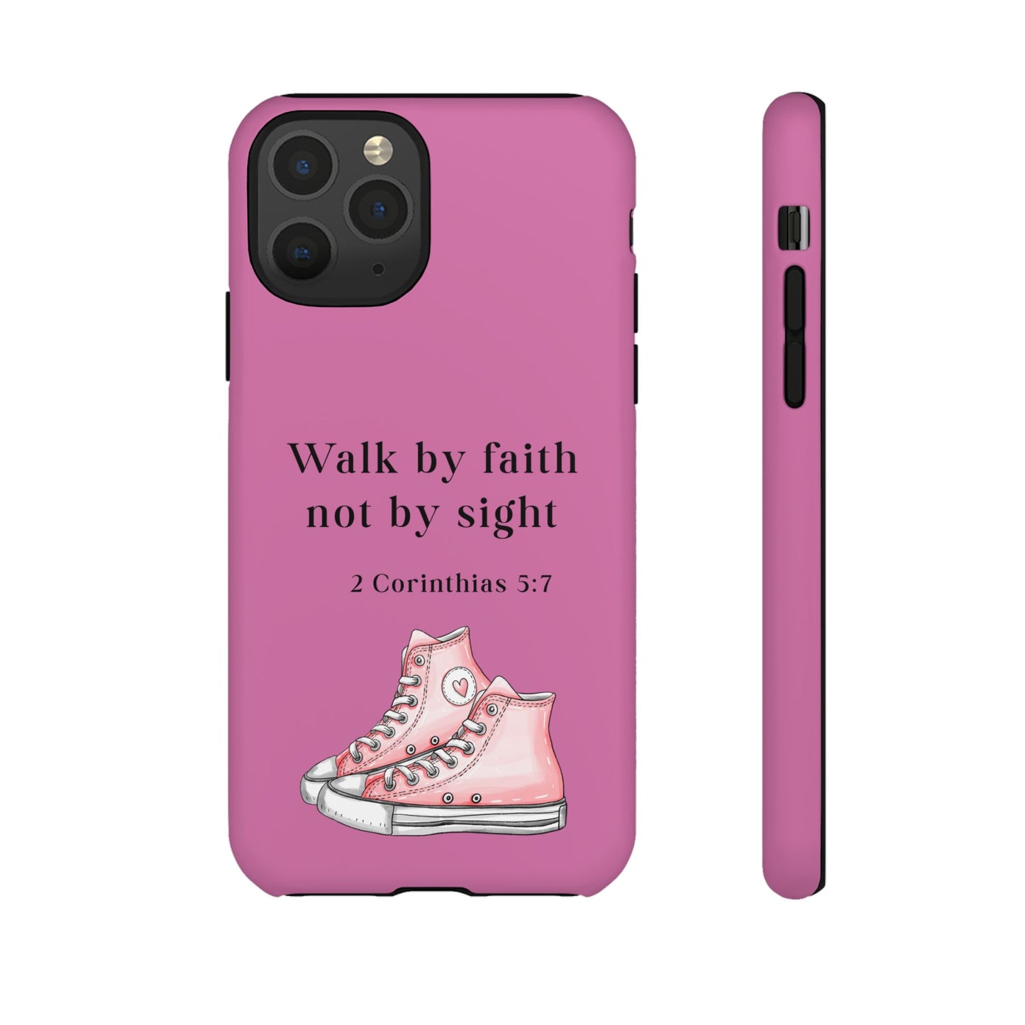 Cellphone Cae Faith-Inspired Phone Case Inspirational Gift Bible Verse Accessory Pink Converse Design Christian Phone Cover