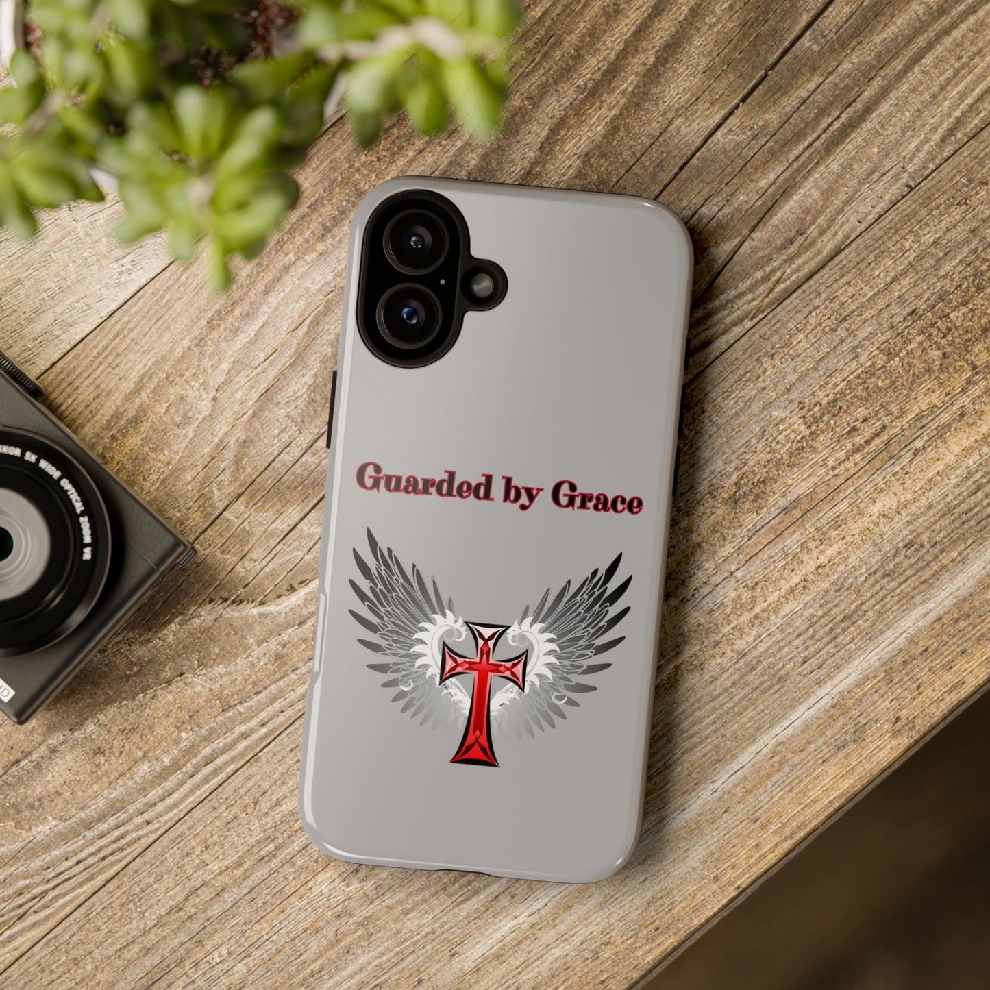 Cell Phone Case with Guardian Angel Design Tough Cases for Protection Spiritual Gifts Unique Accessories Personalized Tech