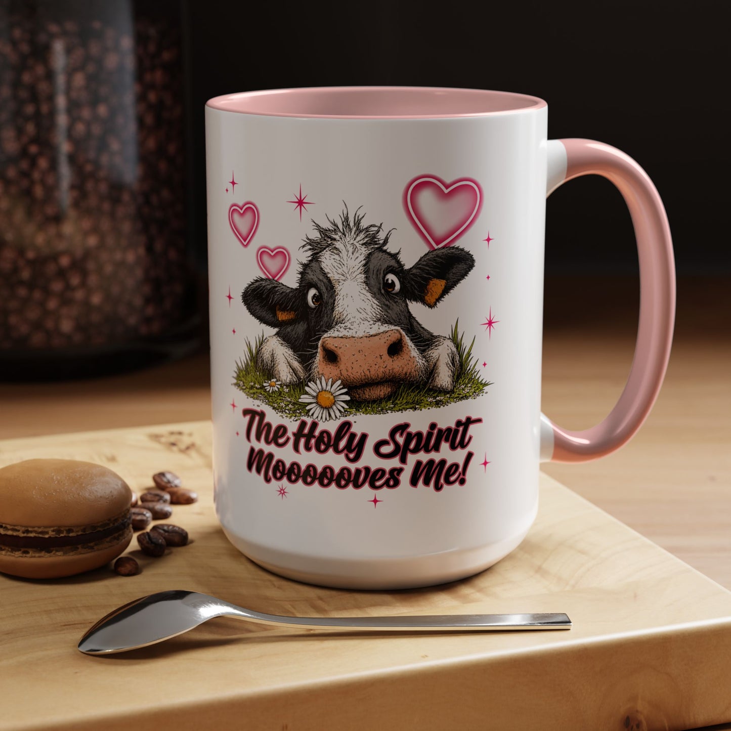 The Holy Spirit Moooves Me Coffee Mug