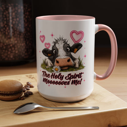 The Holy Spirit Moooves Me Coffee Mug