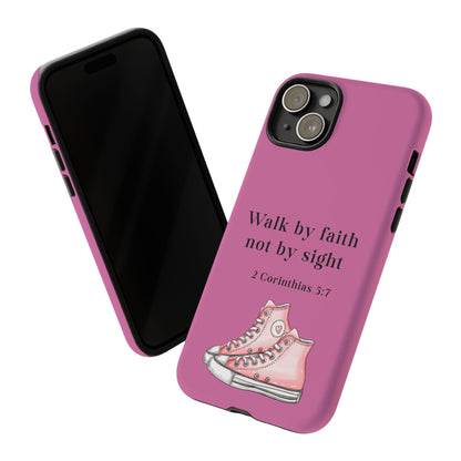 Cellphone Cae Faith-Inspired Phone Case Inspirational Gift Bible Verse Accessory Pink Converse Design Christian Phone Cover
