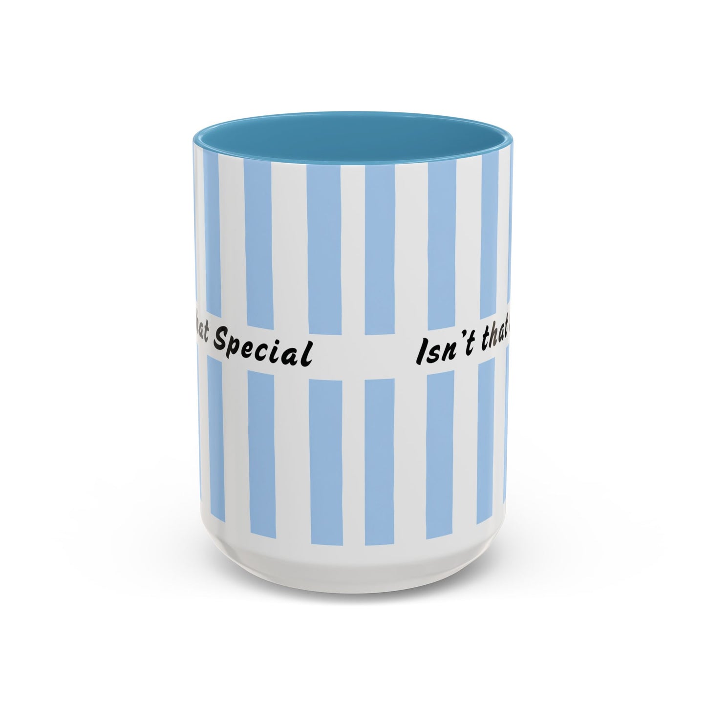 Isn’t That Special Blue Striped Accent Coffee Mug