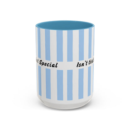 Isn’t That Special Blue Striped Accent Coffee Mug