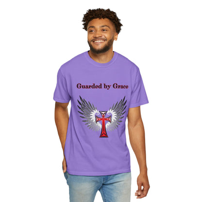T-Shirt Guarded by Grace Unisex T-Shirt with Wings Design Christian Apparel Unique Gift Faith-based Fashion Inspirational SpiritualTee