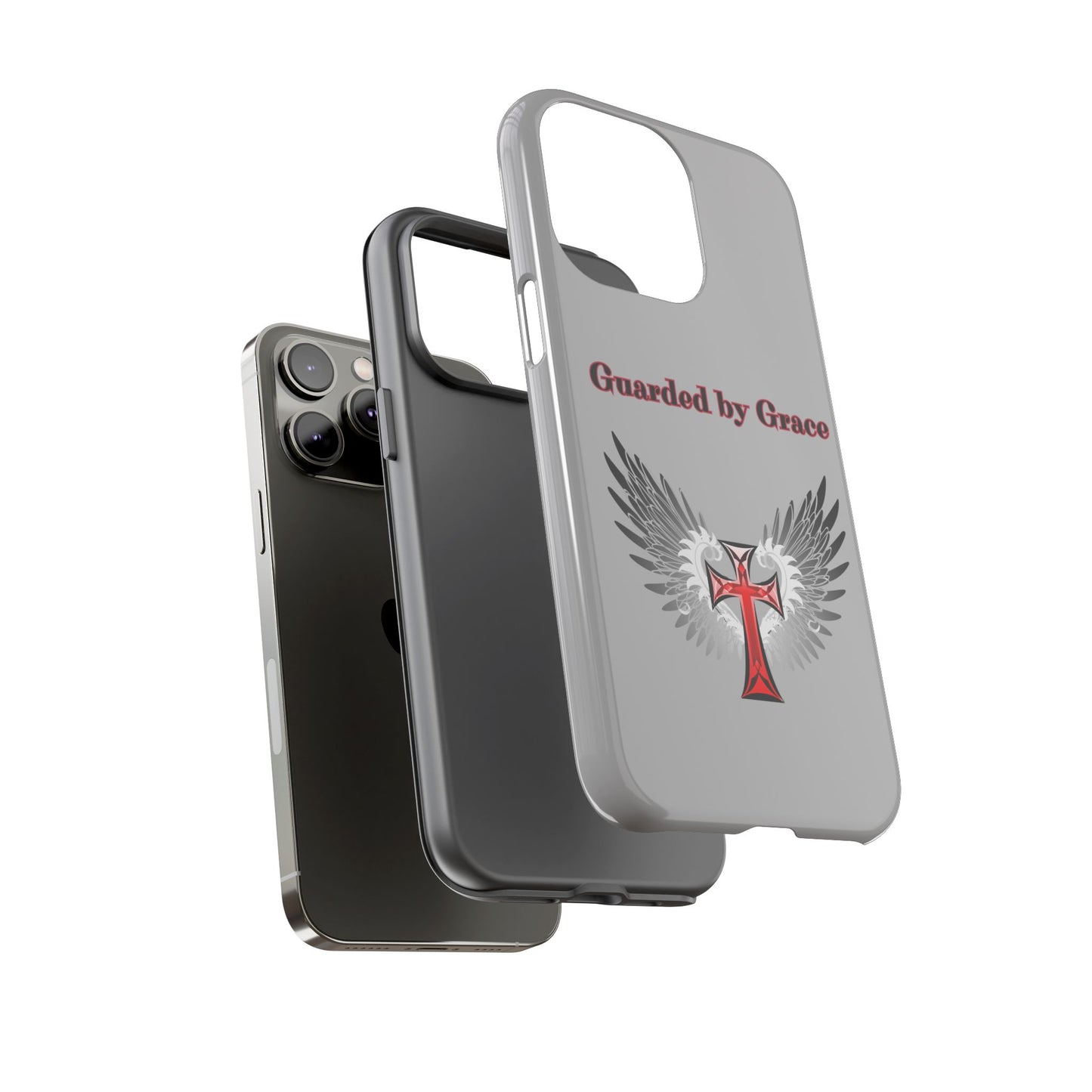 Cell Phone Case with Guardian Angel Design Tough Cases for Protection Spiritual Gifts Unique Accessories Personalized Tech