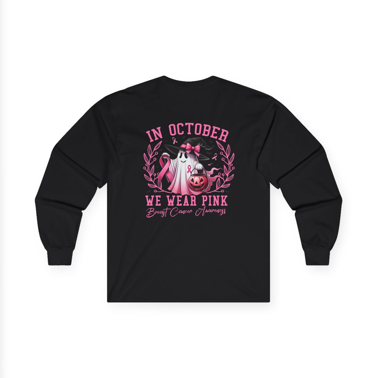 T-Shirt Breast Cancer Awareness Long Sleeve Tee Pink October Shirt Unisex Tee Supportive Apparel Awareness Month Merchandise