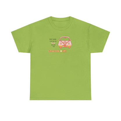 T-Shirt Perfect Gift for Road Trip Lovers Retro VW Car Unisex Heavy Cotton Tee Funny Getting Older Joke