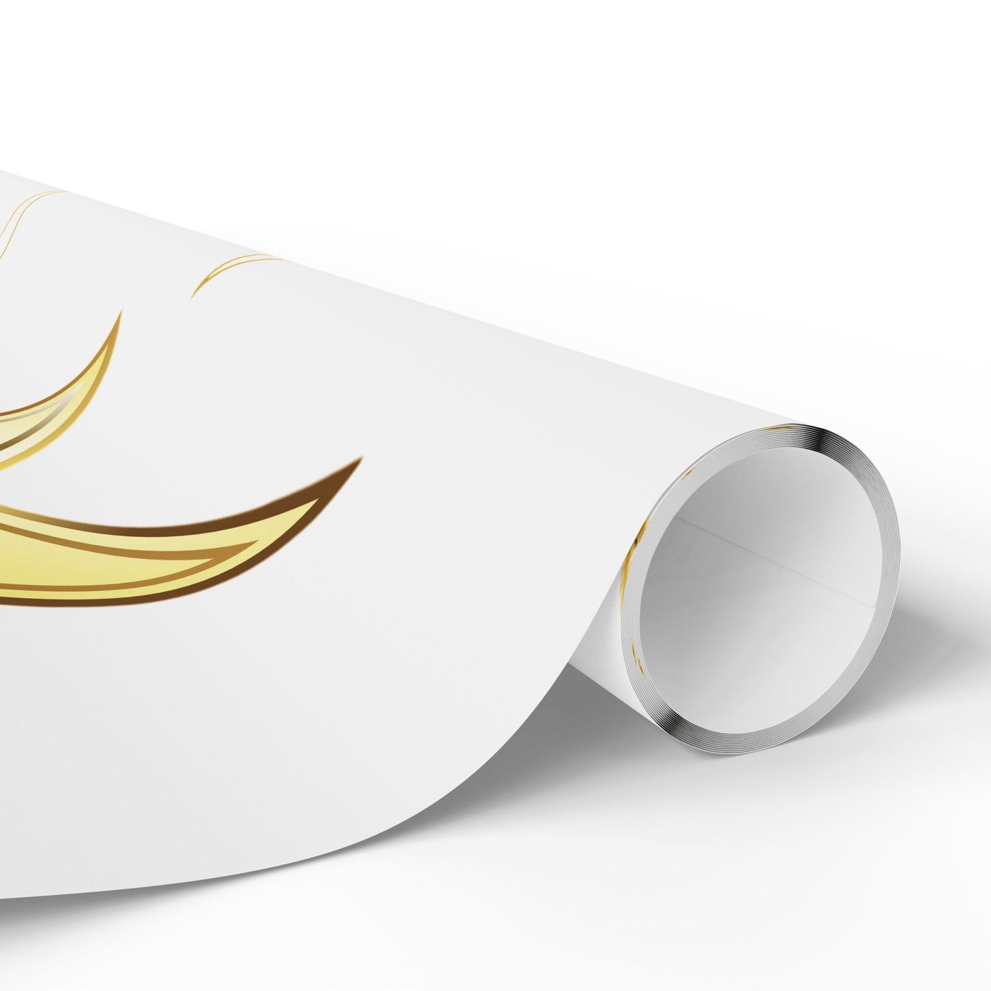 Gold Star Wrapping Paper Roll - Festive Birthday & Celebration Gift Wrap