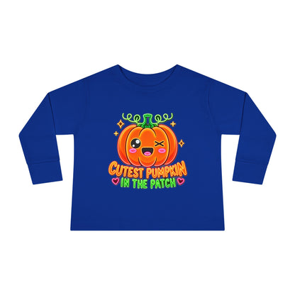 Cutest Pumpkin in the Patch Toddler Long Sleeve Tee