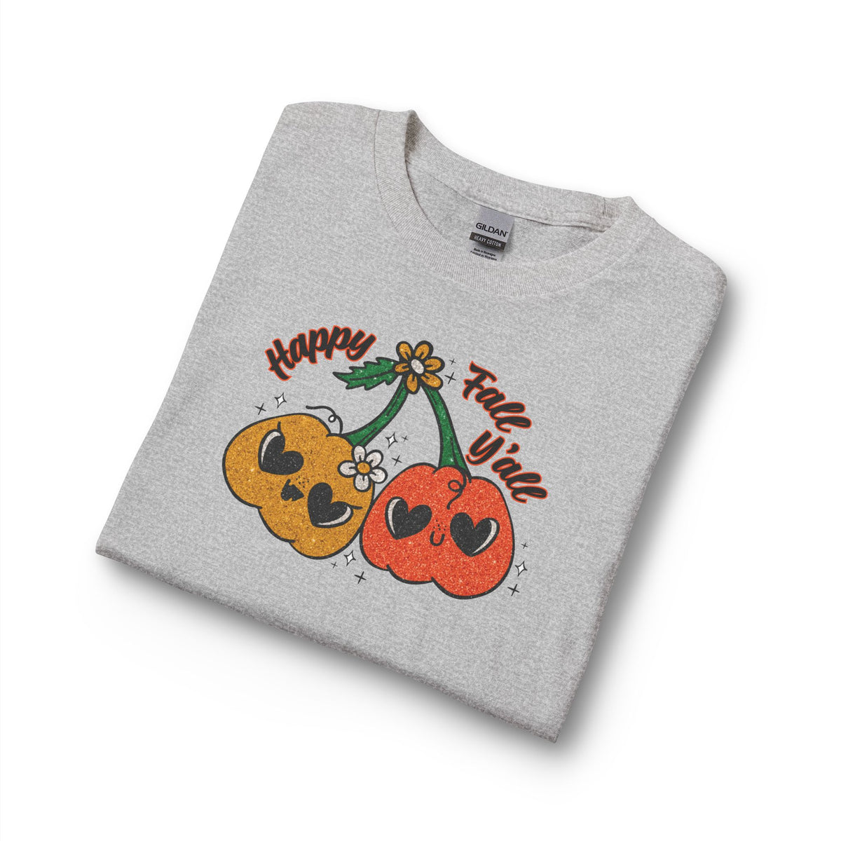 Happy Fall Y'all Pumpkin Long Sleeve Tee