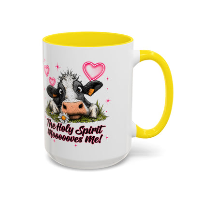 The Holy Spirit Moooves Me Coffee Mug