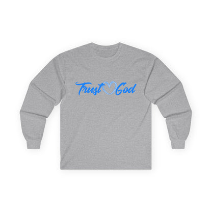 T-Shirt Trust God Unisex Long Sleeve Tee Faith-Based Apparel Christian Religious Gift