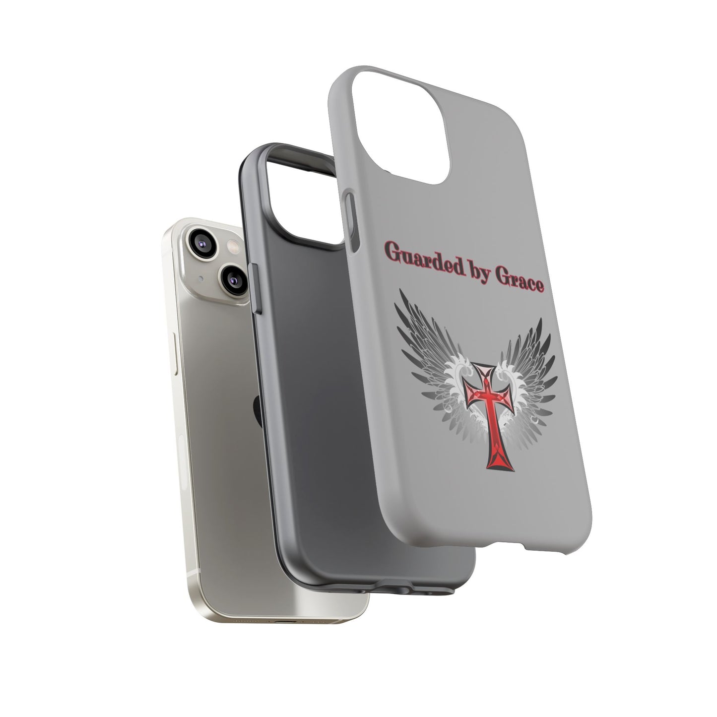 Cell Phone Case with Guardian Angel Design Tough Cases for Protection Spiritual Gifts Unique Accessories Personalized Tech