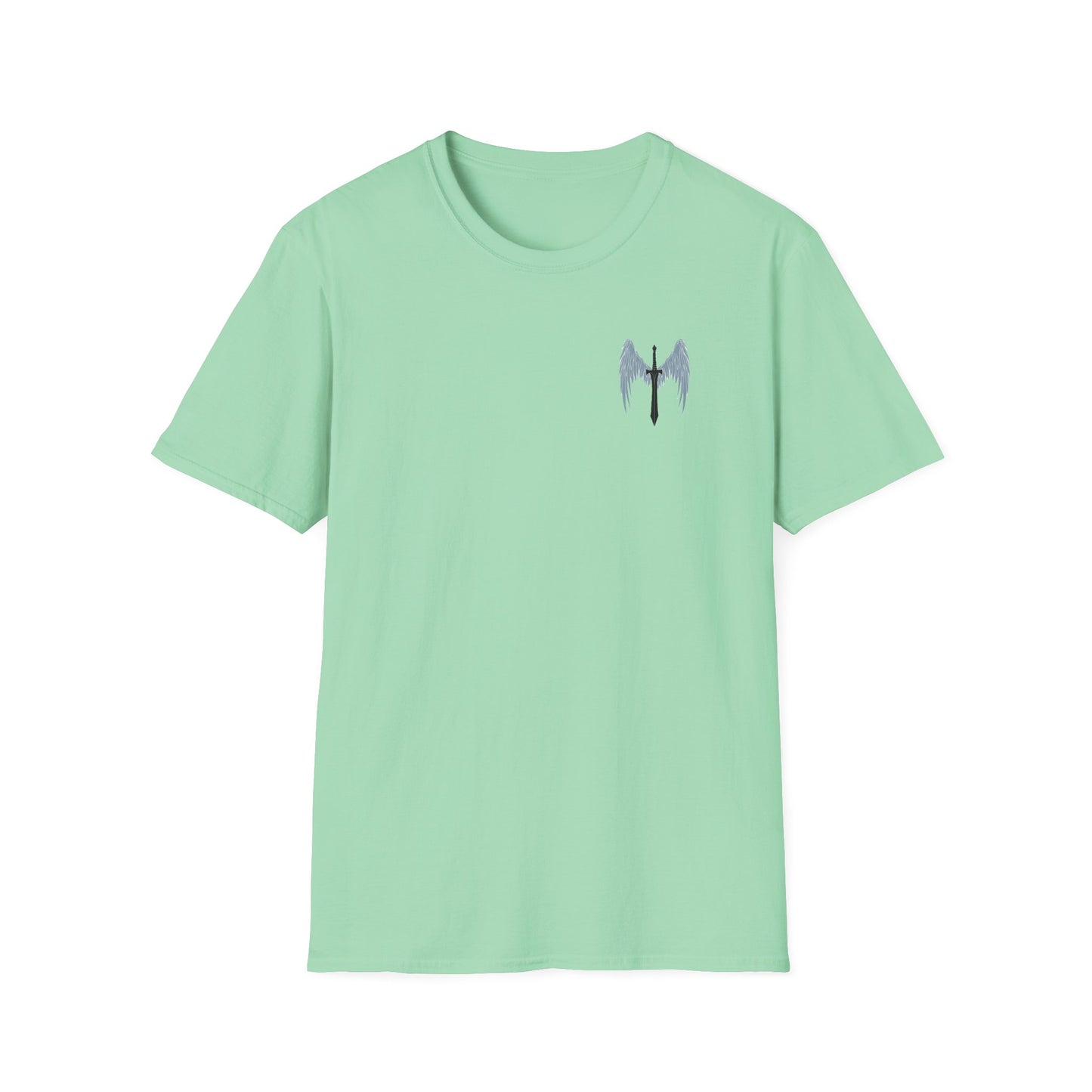 T-Shirt Unisex Softstyle T-Shirt with Inspirational Psalm Design Motivational Tee Christian Apparel Faith-Based Gift Casual Wear