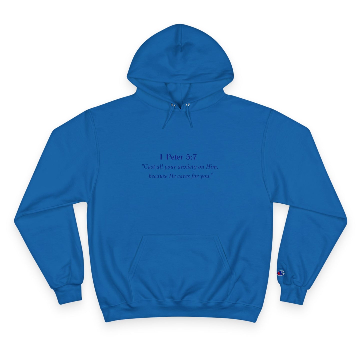 Faith-Inspired Champion Hoodie, Cozy Sweatshirt, Inspirational Gift, Christian Apparel, Religious Wear, Motivational Cozy Clothing