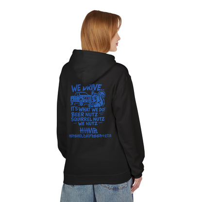 Off-Road Crew Hoodie — “We Drive, It's What We Do” Blue Graphic