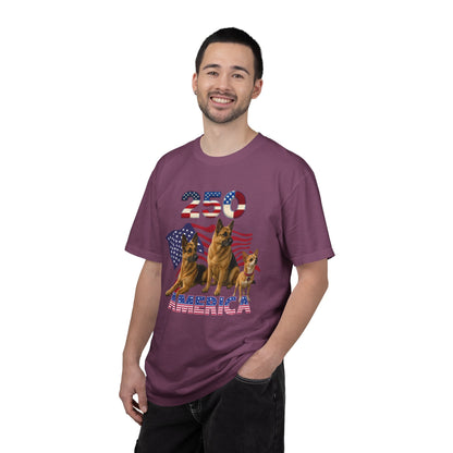 250 America German Shepherds Patriotic T-Shirt