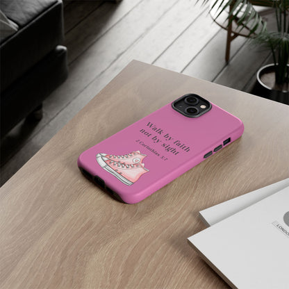 Cellphone Cae Faith-Inspired Phone Case Inspirational Gift Bible Verse Accessory Pink Converse Design Christian Phone Cover