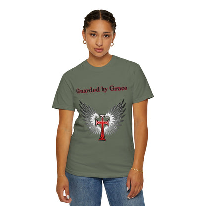 T-Shirt Guarded by Grace Unisex T-Shirt with Wings Design Christian Apparel Unique Gift Faith-based Fashion Inspirational SpiritualTee