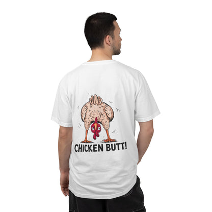 Chicken Butt T-Shirt "Guess What? Chicken Butt!" Funny Novelty Tee Conversation Starter Humorous Statement