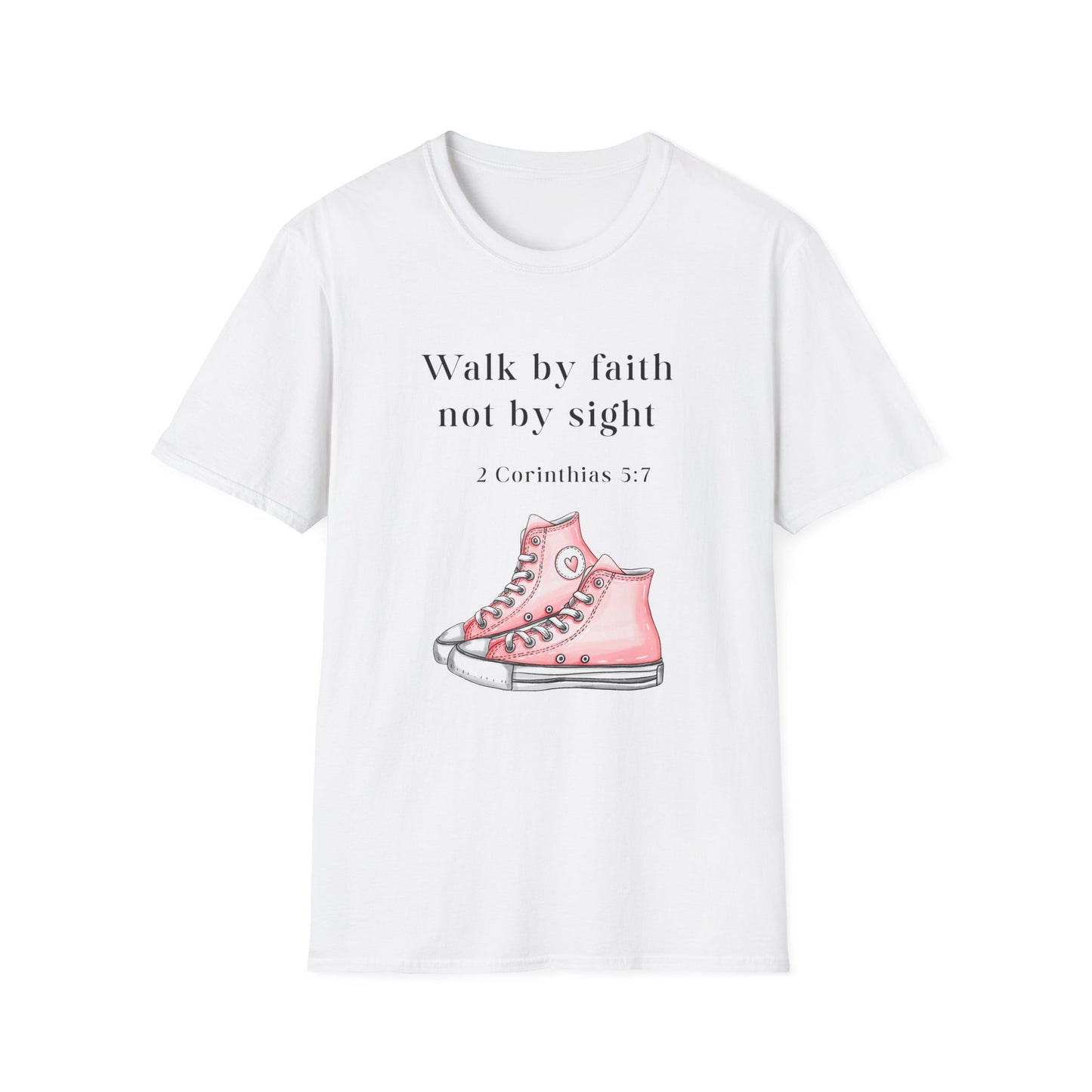 Faith-Inspired Unisex T-Shirt, Walk by Faith Tee, Christian Graphic Shirt, Inspirational Apparel, Casual Everyday Wear, Birthday Gift Idea