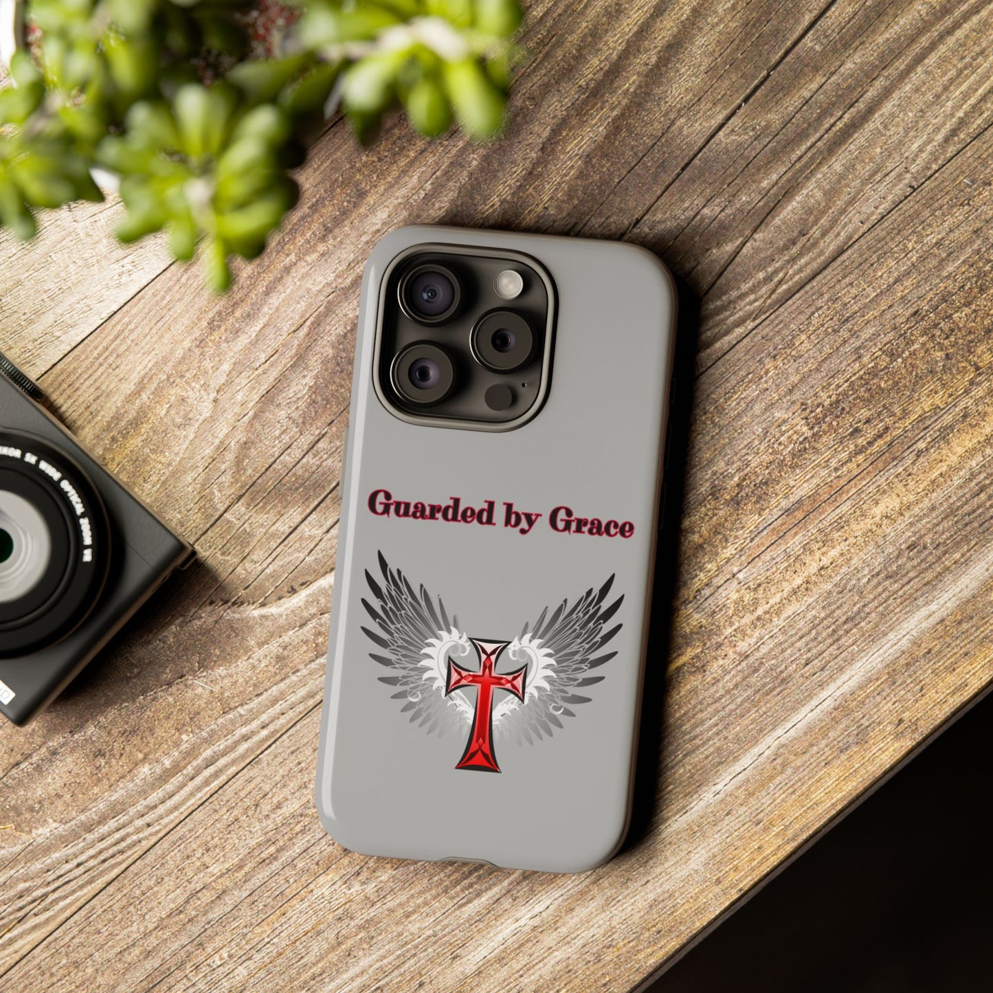 Cell Phone Case with Guardian Angel Design Tough Cases for Protection Spiritual Gifts Unique Accessories Personalized Tech