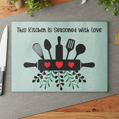 Farmhouse Kitchen Cutting Board Perfect for Home Chefs Housewarming Gifts Cooking Lovers Kitchen Decor Unique Gift Idea Charming cutting Board