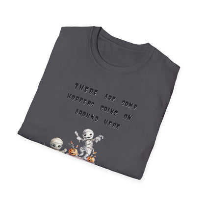 T-Shirt Halloween Graphic T-Shirt Spooky Season Tee Unisex Soft Style Shirt Retro Halloween Gift Fall Fashion Cute Halloween Design
