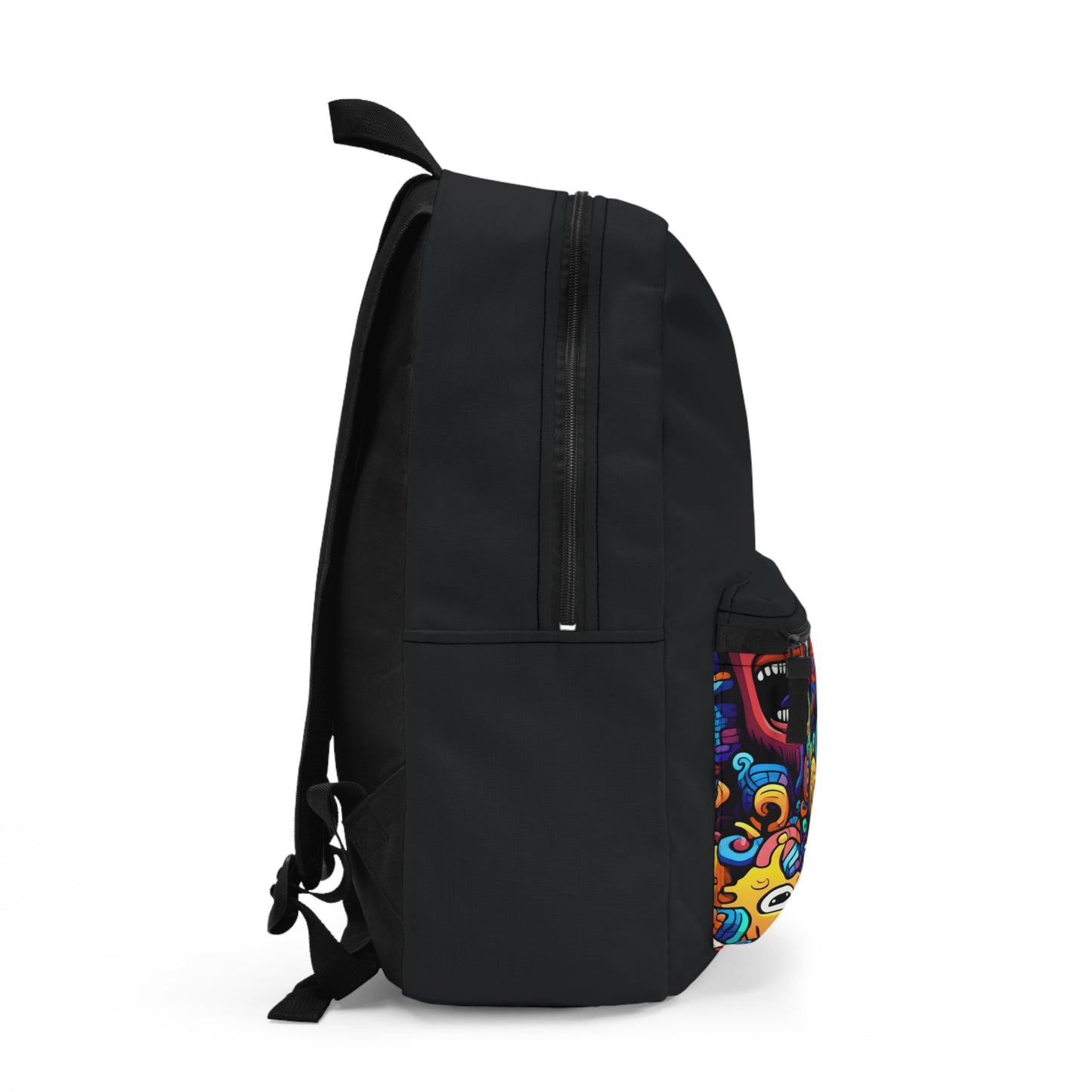 Backpack — Colorful Doodle Monsters Front-Pocket Backpack