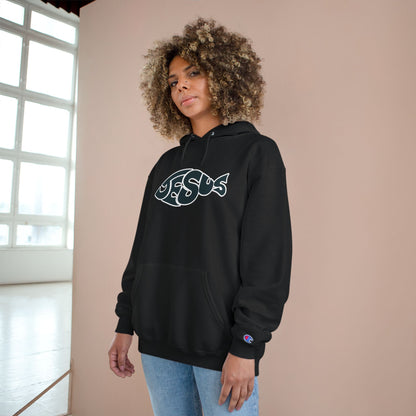 Faith-Inspired Champion Hoodie, Religious Apparel, Christian Gift, Hoodie with Jesus Design, Casual Wear, Spiritual Comfort