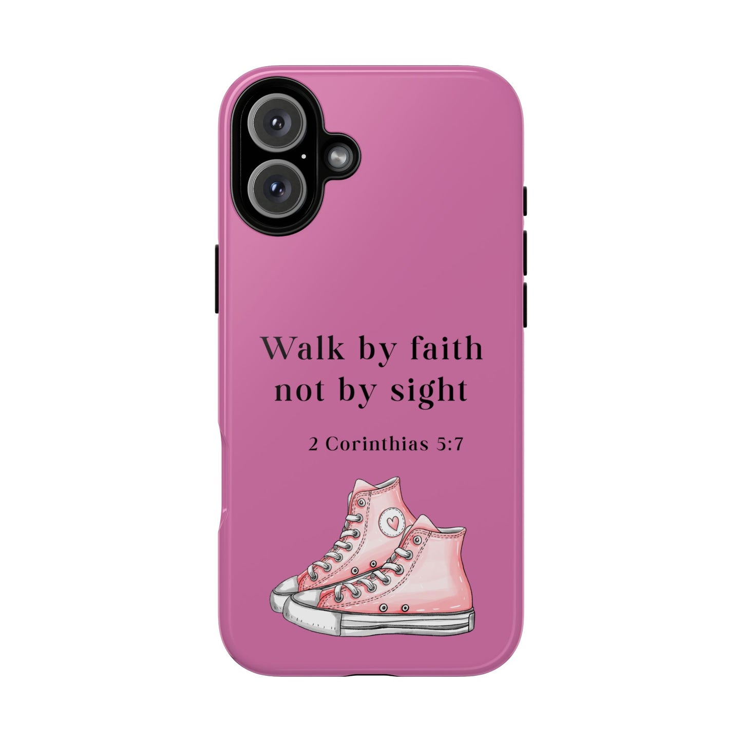 Cellphone Cae Faith-Inspired Phone Case Inspirational Gift Bible Verse Accessory Pink Converse Design Christian Phone Cover