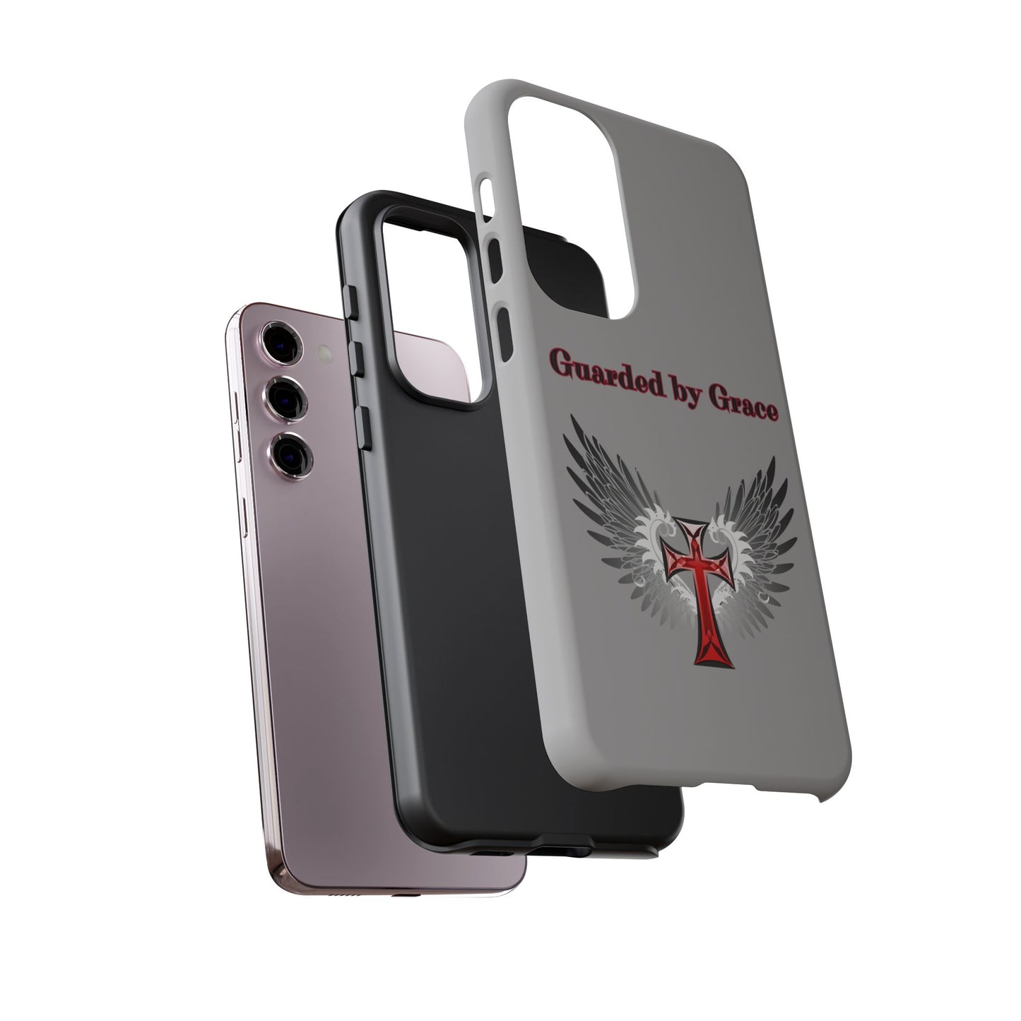 Cell Phone Case with Guardian Angel Design Tough Cases for Protection Spiritual Gifts Unique Accessories Personalized Tech