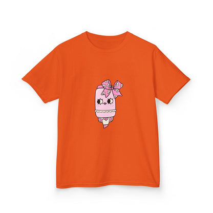 T-Shirt Kids Heavy Cotton™ Tee Fun Graphic Cute School Shirt Everyday Wear Coquette Design