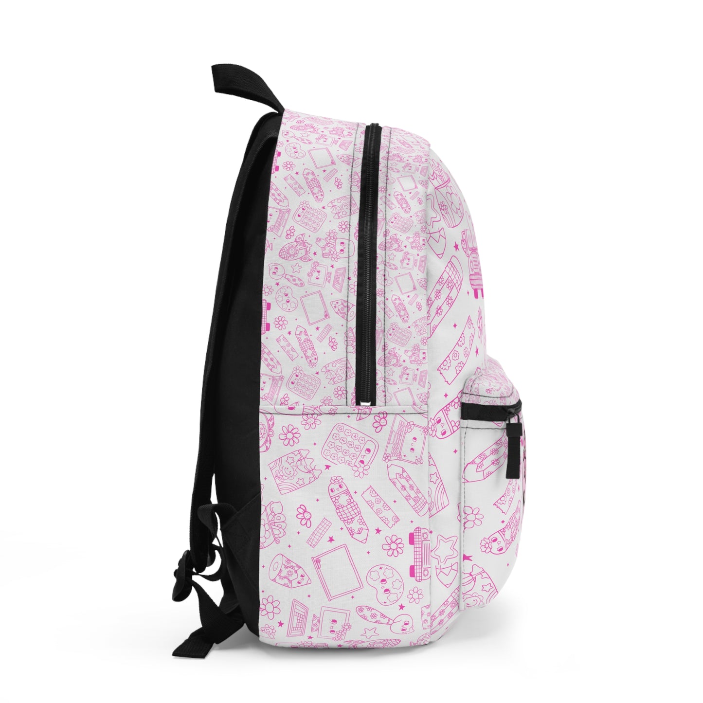 Backpack Cute Pink Graphic Backpack for Kids School Backpack Trendy Book Bag Fun Daypack Unique Gifts for Girls Diaper Bag