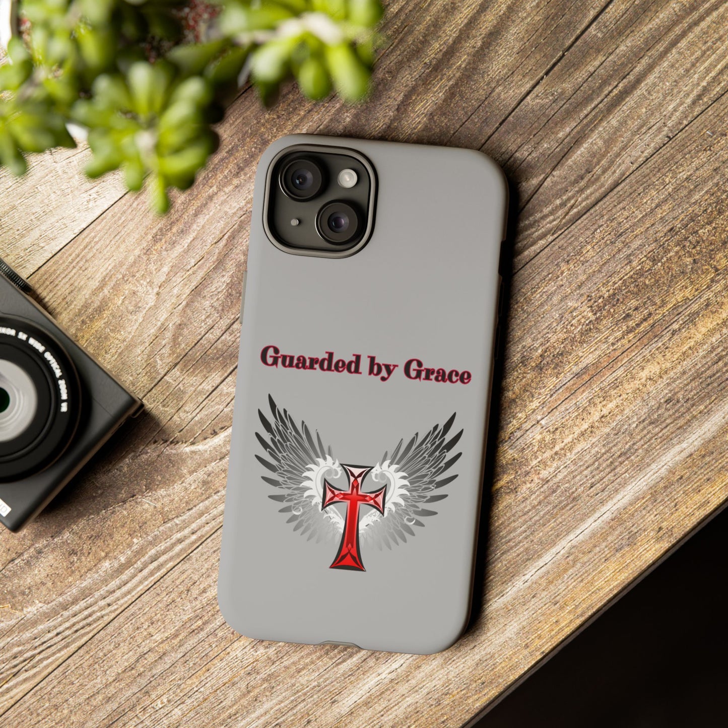 Cell Phone Case with Guardian Angel Design Tough Cases for Protection Spiritual Gifts Unique Accessories Personalized Tech