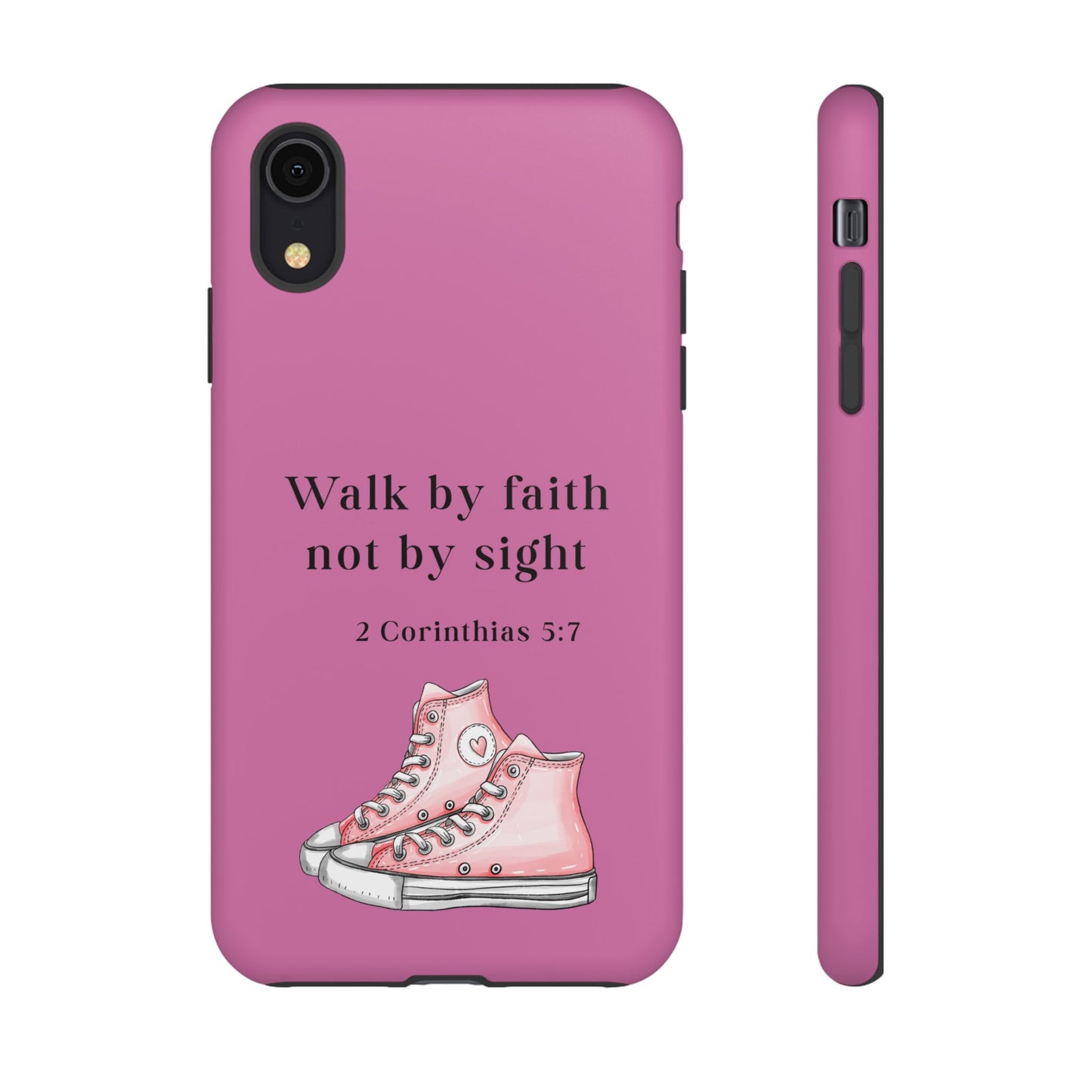 Cellphone Cae Faith-Inspired Phone Case Inspirational Gift Bible Verse Accessory Pink Converse Design Christian Phone Cover