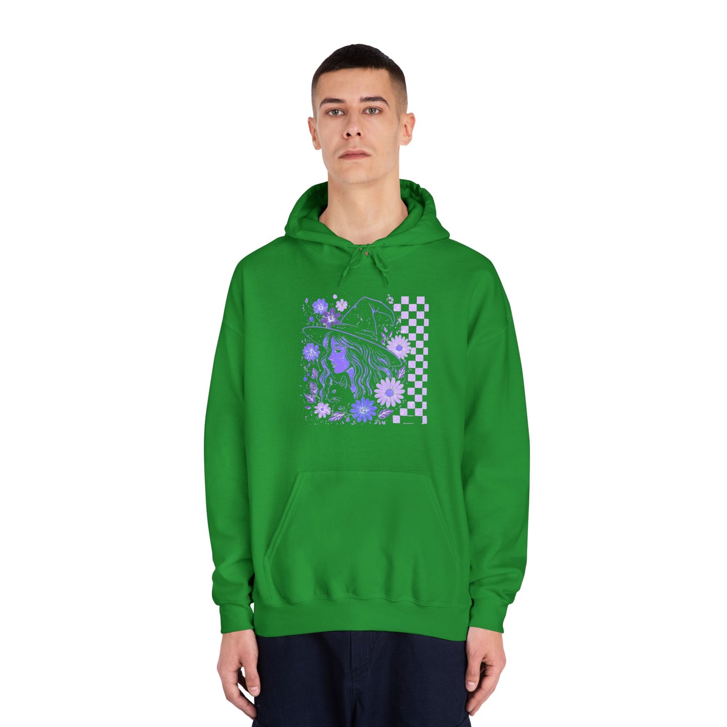 Sweatshirt Whimsical Floral Unisex Hooded Sweatshirt Casual Wear Streetwear Gift for Her Cozy Sweatshirt Spring Fashion Halloween