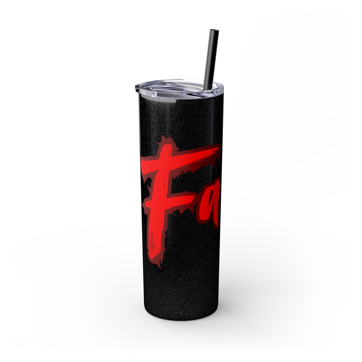 Tumbler Inspirational Faith Skinny Tumbler with Straw, 20oz - Perfect for Your Daily Motivation Travel Mug Christian Spiritual Religious