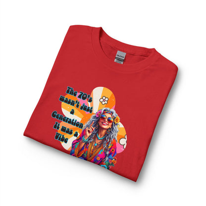 70s Hippie Long Sleeve T‑Shirt – “The 70's Wasn’t Just a Generation, It Was a Vibe”