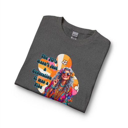 70s Hippie Long Sleeve T‑Shirt – “The 70's Wasn’t Just a Generation, It Was a Vibe”