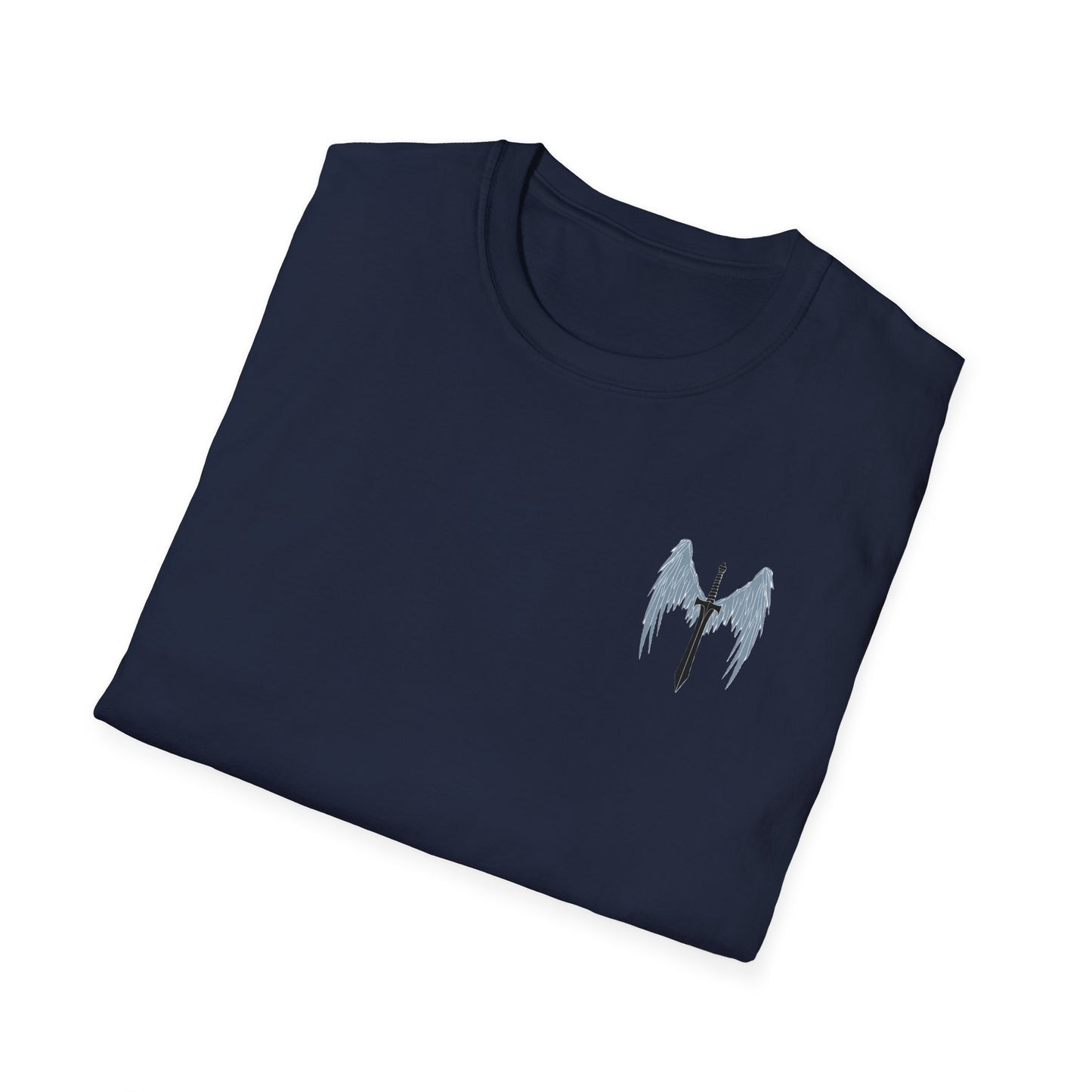 T-Shirt Unisex Softstyle T-Shirt with Inspirational Psalm Design Motivational Tee Christian Apparel Faith-Based Gift Casual Wear